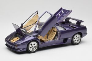 Lamborghini Diablo Viola Maisto 1:18 3028 Pressofusione — immagine 2 di 8