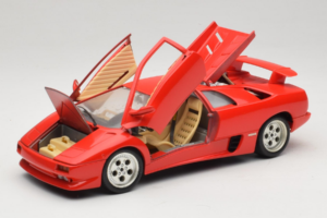 Lamborghini Diablo Rosso Bburago 1:18 3041-M1 Pressofusione — immagine 2 di 8