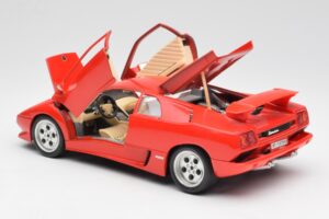 Lamborghini Diablo Rosso Bburago 1:18 3028-M1 Pressofusione — immagine 5 di 8