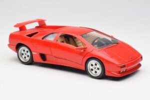Lamborghini Diablo Rosso Bburago 1:18 3028-M1 Pressofusione — immagine 6 di 8