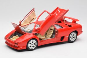 Lamborghini Diablo Rosso Bburago 1:18 3028-M1 Pressofusione — immagine 2 di 8