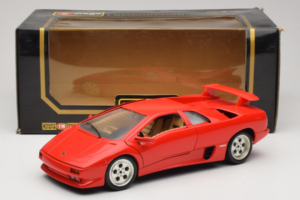 Lamborghini Diablo Rosso Bburago 1:18 3041-M1 Pressofusione — immagine 8 di 8