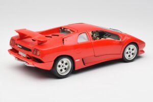 Lamborghini Diablo Rosso Bburago 1:18 3028-M1 Pressofusione — immagine 3 di 8