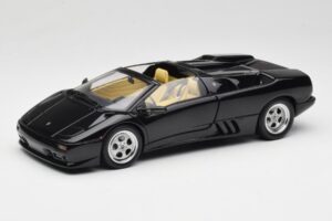 Lamborghini Diablo Roadster Nero AUTOart 1:18 70093-R1 Pressofusione — immagine 3 di 10