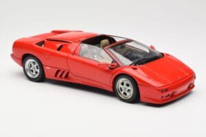 Lamborghini Diablo Roadster Rosso AUTOart 1:18 70091 Pressofusione — immagine 6 di 8
