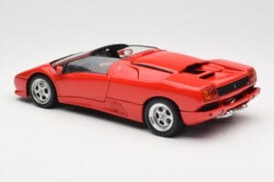 Lamborghini Diablo Roadster Rosso AUTOart 1:18 70091 Pressofusione — immagine 7 di 8