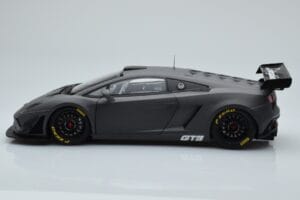 Lamborghini Gallardo GT3 FL2 Grigio Scuro AUTOart 1:18 81360 Pressofusione — immagine 4 di 8
