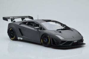 Lamborghini Gallardo GT3 FL2 Grigio Scuro AUTOart 1:18 81360 Pressofusione — immagine 6 di 8