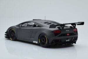 Lamborghini Gallardo GT3 FL2 Grigio Scuro AUTOart 1:18 81360 Pressofusione — immagine 7 di 8