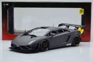 Lamborghini Gallardo GT3 FL2 Grigio Scuro AUTOart 1:18 81360 Pressofusione — immagine 8 di 8