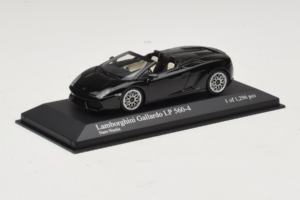 Lamborghini Gallardo LP560-4 Spyder Nero Minichamps 1:43 400103830 Pressofusione — immagine 2 di 5