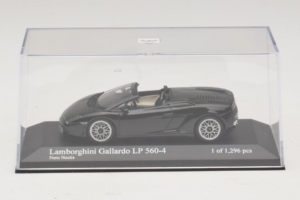 Lamborghini Gallardo LP560-4 Spyder Nero Minichamps 1:43 400103830 Pressofusione — immagine 4 di 5