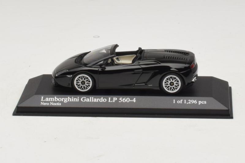 Lamborghini Gallardo LP560-4 Spyder Nero Minichamps 1:43 400103830 Pressofusione