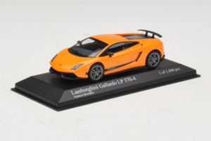 Lamborghini Gallardo LP570-4 Superleggera Arancione Metallizzato Minichamps 1:43 400103841 Pressofusione — immagine 2 di 5