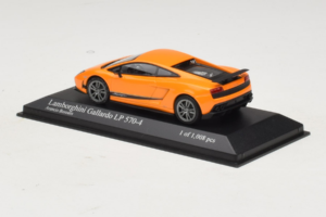Lamborghini Gallardo LP570-4 Superleggera Arancione Metallizzato Minichamps 1:43 400103841 Pressofusione — immagine 3 di 5