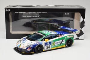 Lamborghini Gallardo LP600+ GT3 Reiter Engineering #34 H-J. Stuck / D. Rostek ADAC 24 Hours Nurburgring 2011 Minichamps 1:18  — immagine 6 di 6