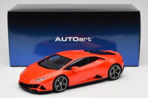 Lamborghini Huracan EVO Arancio Xanto AUTOart 1:18 79214 Composito — immagine 8 di 8