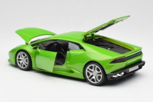 Lamborghini Huracan LP610-4 Verde Bburago 1:18 18-11038 Pressofusione — immagine 5 di 8