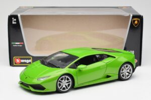 Lamborghini Huracan LP610-4 Verde Bburago 1:18 18-11038 Pressofusione — immagine 8 di 8