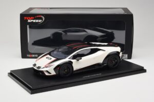Lamborghini Huracan Sterrato No. 63 Bianco TopSpeed 1:18 TS0610 Resina — immagine 6 di 6