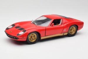 Lamborghini Miura Rosso Anson 1:18 30302 Pressofusione
