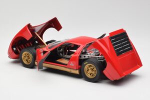 Lamborghini Miura Rosso Anson 1:18 30302 Pressofusione — immagine 5 di 8