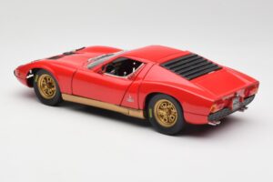 Lamborghini Miura Rosso Anson 1:18 30302 Pressofusione — immagine 7 di 8