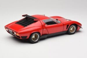 Lamborghini Miura SVR Rosso & Nero Kyosho 1:18 08319R Pressofusione — immagine 3 di 8