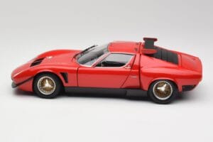 Lamborghini Miura SVR Rosso & Nero Kyosho 1:18 08319R Pressofusione — immagine 4 di 8