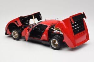 Lamborghini Miura SVR Rosso & Nero Kyosho 1:18 08319R Pressofusione — immagine 5 di 8