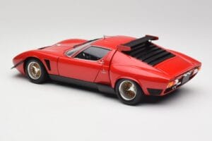 Lamborghini Miura SVR Rosso & Nero Kyosho 1:18 08319R Pressofusione — immagine 7 di 8
