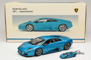 Lamborghini Murcielago 40th Anniversary Verde Artemis AUTOart 1:18 74515 Pressofusione — immagine 9 di 9