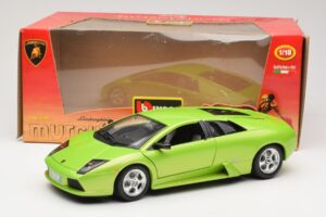 Lamborghini Murcielago Verde Bburago 1:18 3316-M1 Pressofusione — immagine 8 di 8