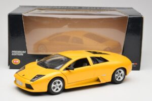 Lamborghini Murcielago LP640 Giallo Bburago 1:18 23124646-M1 Pressofusione — immagine 8 di 8