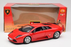Lamborghini Murcielago Rosso Bburago 1:18 3316 Pressofusione — immagine 8 di 8