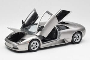 Lamborghini Murcielago Argento Maisto 1:18 7450257 Pressofusione — immagine 2 di 8