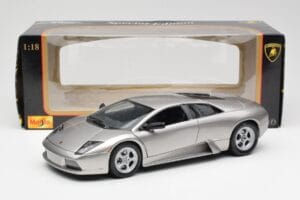 Lamborghini Murcielago Argento Maisto 1:18 7450257 Pressofusione — immagine 8 di 8
