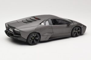 Lamborghini Reventon Matte Grey Bburago 1:18 18-11029 Pressofusione — immagine 3 di 8