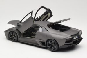 Lamborghini Reventon Matte Grey Bburago 1:18 18-11029 Pressofusione — immagine 5 di 8