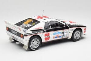 Lancia 037 #1 G. Cunico / E. Bartolich Targa Florio Winner 1983 Kyosho 1:18 08302H Pressofusione — immagine 3 di 8