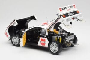 Lancia 037 #1 G. Cunico / E. Bartolich Targa Florio Winner 1983 Kyosho 1:18 08302H Pressofusione — immagine 5 di 8