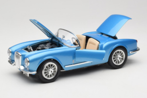Lancia Aurelia B24 Spider Blu Bburago 1:18 3010-M1 Pressofusione — immagine 2 di 8