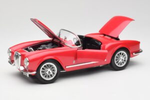 Lancia Aurelia B24 Spider Rosso Bburago 1:18 3010 Pressofusione — immagine 2 di 8