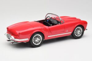Lancia Aurelia B24 Spider Rosso Bburago 1:18 3010 Pressofusione — immagine 3 di 8