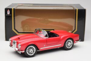 Lancia Aurelia B24 Spider Rosso Bburago 1:18 3010 Pressofusione — immagine 8 di 8