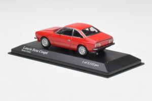 Lancia Beta Coupe Rosso Minichamps 1:43 400125720 Pressofusione — immagine 3 di 3