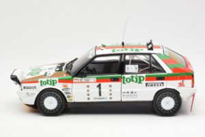 Lancia Delta HF 4WD #1 D. Cerrato Totip Rally Targa Florio 1987 Kyosho 1:18 08960C Pressofusione — immagine 4 di 8