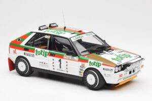 Lancia Delta HF 4WD #1 D. Cerrato Totip Rally Targa Florio 1987 Kyosho 1:18 08960C Pressofusione — immagine 6 di 8