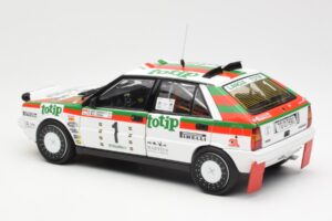 Lancia Delta HF 4WD #1 D. Cerrato Totip Rally Targa Florio 1987 Kyosho 1:18 08960C Pressofusione — immagine 7 di 8