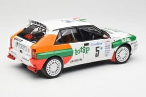 Lancia Delta HF Integrale Evo II Totip #5 A. Aghini / S. Farnocchia Rally Monte Carlo 1993 Kyosho 1:18 08348F Pressofusione — immagine 3 di 8